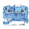 Gnybtas Wago 2202-1204, 2 jungčių 2,5 mm², 24A, mėlynas
