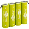 Goobay Akumuliatorius NiMh 4.8V 2100mAh su lituojamais išvadais 4x HR6 (AA)