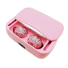 Goodbuy Crystal Bling belaidės ausinės rožinės spalvos
