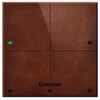GR1 GRENTON TOUCH PANEL/ 4 TOUCH FIELDS/ TF-BUS/ DARK, MADE OF NATURAL LEATHER FRONT