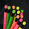 Grafitinis pieštukas Deli Neon U54600, HB, neoninių spalvų, su trintuku