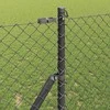 Tvorelės stulpas Pilka 10 x 1,2 m (40 x 40 mm tinklelis)