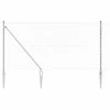 Tvorelės stulpas Sidabro 10 x 1,2 m (60 x 60 mm tinklelis)