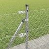 Tvorelės stulpas Sidabro 10 x 0,4 m (40 x 40 mm tinklas)