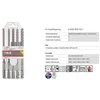 Grąžtas Bosch 5 SDSplus-5X komplektas 6/6/8/8/10 mm
