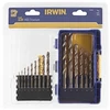 Grąžtas IRWIN 15 vnt. HSS TiN grąžtų rinkinys 1.5mm, 2mm, 2.5mm, 3mm, 3.5mm, 4mm, 4.5mm, 5mm, 5.5mm, 6mm, 6.5mm, 7mm, 8mm, 9mm, 10mm