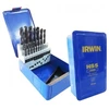 Grąžtas IRWIN METALO GRĄŽTŲ RINKINYS HSS DIN-338, 25 vnt., 1,0 – 13,0 mm kas 0,5 mm
