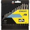 Grąžtas STANLEY GRAŽTŲ RINKINYS METALUI 19 vnt. 1-10 mm