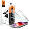 GRŪDINTAS STIKLAS Spigen GLAS.TR EZ FIT Pro HD AC 2-PACK iPhone 16 Pro / 17 / 17 Pro / 18 Pro SKAIDRUS