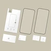 Grūdintas stiklas Tech-Protect Glass Fit+ 2 vnt. Xiaomi 17T Pro juodos spalvos