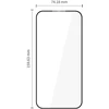 GRŪDINTAS STIKLAS Tech-Protect GLASS FIT+ 2-PACK ONEPLUS NORD 6 Juodas