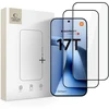 Grūdintas stiklas Tech-Protect Glass Fit+ 2 vnt. Xiaomi 17T juodos spalvos