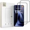 Grūdintas stiklas Tech-Protect Glass Fit+ 2 vnt. Xiaomi 17T Pro juodos spalvos