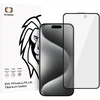 Grūdintas stiklas Tel Protect 10X Privacy Plus Titanium, skirtas iPhone 16 Pro/17 (dėklas)