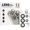 Grūdintas stiklas Tel Protect 3D Lens skirtas Samsung Galaxy S25 Ultra juodas (objektyvui 5 vnt)