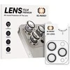 Grūdintas stiklas Tel Protect 3D Lens skirtas Apple iPhone 15 Pro/15 Pro Max skaidrus (objektyvui 3 vnt)