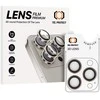 Grūdintas stiklas Tel Protect 3D Lens skirtas Apple iPhone 16 Pro/16 Pro Max titan (objektyvui 3 vnt)