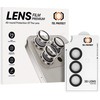 Grūdintas stiklas Tel Protect 3D Lens skirtas Samsung Galaxy S25 juodas (objektyvui 3 vnt)
