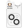 Grūdintas stiklas Tel Protect 3D Lens skirtas Apple iPhone 14/14 Plus juodas (objektyvui 2 vnt)
