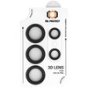 Grūdintas stiklas Tel Protect 3D Lens skirtas Samsung Galaxy S24 Ultra juodas (objektyvui 5 vnt)