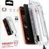 Grūdintas stiklas Tel Protect Dust-Free Easy Fit Privacy Full Glue 6D skirtas Apple iPhone 17 Pro juodas