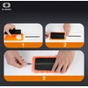 Grūdintas stiklas Tel Protect Dust-Free Easy Fit Privacy Titan skirtas Samsung Galaxy S26 Ultra juodas (with fingerprint unlock)