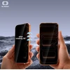 Grūdintas stiklas Tel Protect Dust-Free Easy Fit Privacy Titan skirtas Apple iPhone 16 Pro/17 juodas