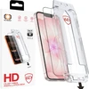 Grūdintas stiklas Tel Protect Dust-Free Easy Fit Full Glue 6D skirtas Apple iPhone 13/13 Pro/16E juodas