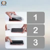Grūdintas stiklas Tel Protect Dust-Free Easy Fit Full Glue 6D skirtas Apple iPhone 16 juodas