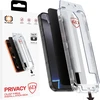 Grūdintas stiklas Tel Protect Dust-Free Easy Fit Privacy Full Glue 6D skirtas Apple iPhone 15 juodas