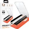 Grūdintas stiklas Tel Protect Dust-Free Easy Fit Privacy Titan skirtas Apple iPhone 17 Pro juodas