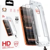 Grūdintas stiklas Tel Protect Dust-Free Easy Fit Full Glue 6D skirtas Apple iPhone 17 Pro juodas – 2 vnt