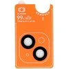 Grūdintas stiklas Tel Protect Titanium Lens 99% AR skirtas Apple iPhone 14/14 Plus juodas (objektyvui 2 vnt)