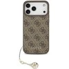 Guess 4G Charm dėklas skirtas Apple iPhone 17 Pro Max Tone on Tone rudos spalvos