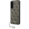 Guess 4G Charm dėklas skirtas Samsung Galaxy A37 rudos spalvos