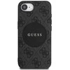 Guess 4G Circle Classic Logo MagSafe dėklas iPhone 16e - juodas