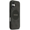 „Guess 4G Circle Classic Logo MagSafe“ dėklas, skirtas iPhone 17 - juodas