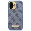 Guess 4G Logo Plate MagSafe Case Apple iPhone 16 Pro Max - dėklas telefonui mėlynos spalvos