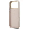 Guess 4G Logo Plate MagSafe dėklas Apple iPhone 17 Pro Max rožinės spalvos