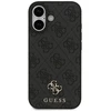 GUESS dėklas, skirtas IPHONE 17, suderinamas su „MagSafe GUHMP17SP4SM4MK“ (PU 4G Small 4G ir Classic), juodas