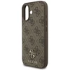 GUESS dėklas, skirtas IPHONE 17, suderinamas su „MagSafe GUHMP17SP4SM4MW“ (PU 4G Small 4G ir Classic), rudas