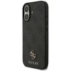 GUESS dėklas, skirtas IPHONE 17, suderinamas su „MagSafe GUHMP17SP4SM4MK“ (PU 4G Small 4G ir Classic), juodas