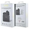 Guess Bluetooth ausinės GUTWSSU20ALEGK TWS + docking station juodos spalvos Printed Logo