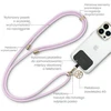 Guess GUOUCNMG4EU Universal CBDY Cord strap lilac Nylon 4G Metal Charm