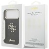 Guess Fixed Glitter Big 4G Metal Frame – dėklas skirtas Apple iPhone 17 Pro Max juodas