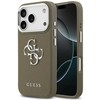Guess Grained Big 4G Classic Logo - dėklas skirtas Apple iPhone 17 Pro ruda