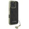 Guess GUHCP16LGF4GGR Apple iPhone 16 Pro 6.3" dėklas telefonui juodos spalvos 4G Charms Collection