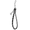 Guess GUSTSASSK virvelė telefonui juodos spalvos Chain Metal Logo Charm