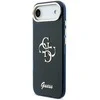 Guess IML 4G Script Metal Logo dėklas skirtas iPhone Air Mėlyna