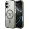 Guess IML Gradient Triangle Logo MagSafe dėklas skirtas Apple iPhone 17 khaki